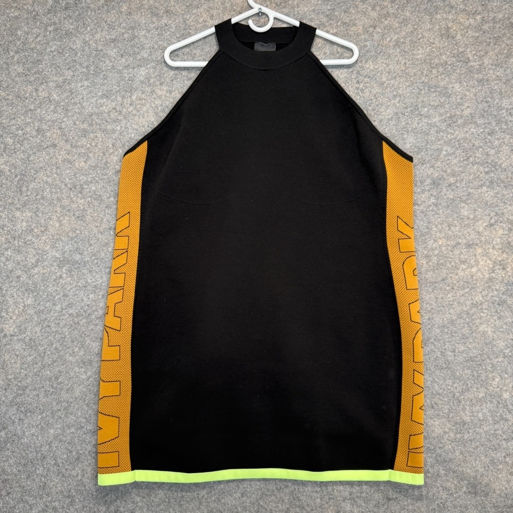 Ivy Parks x Adidas Body-Con Dress Beyonce Knit Womens 4X Halter Neck Logo Panel